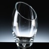 Balmoral Glass Bubble Base Sliced Vase 10 inch, Single, Gift Boxed