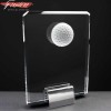 Fusion Crystal 8" Golf Plaque & Chrome Base