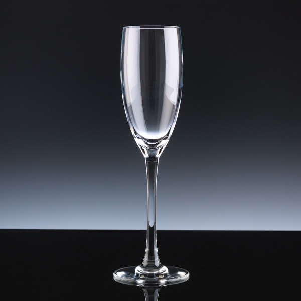 Tulip 6oz Champagne Flute, Single, Blue Boxed